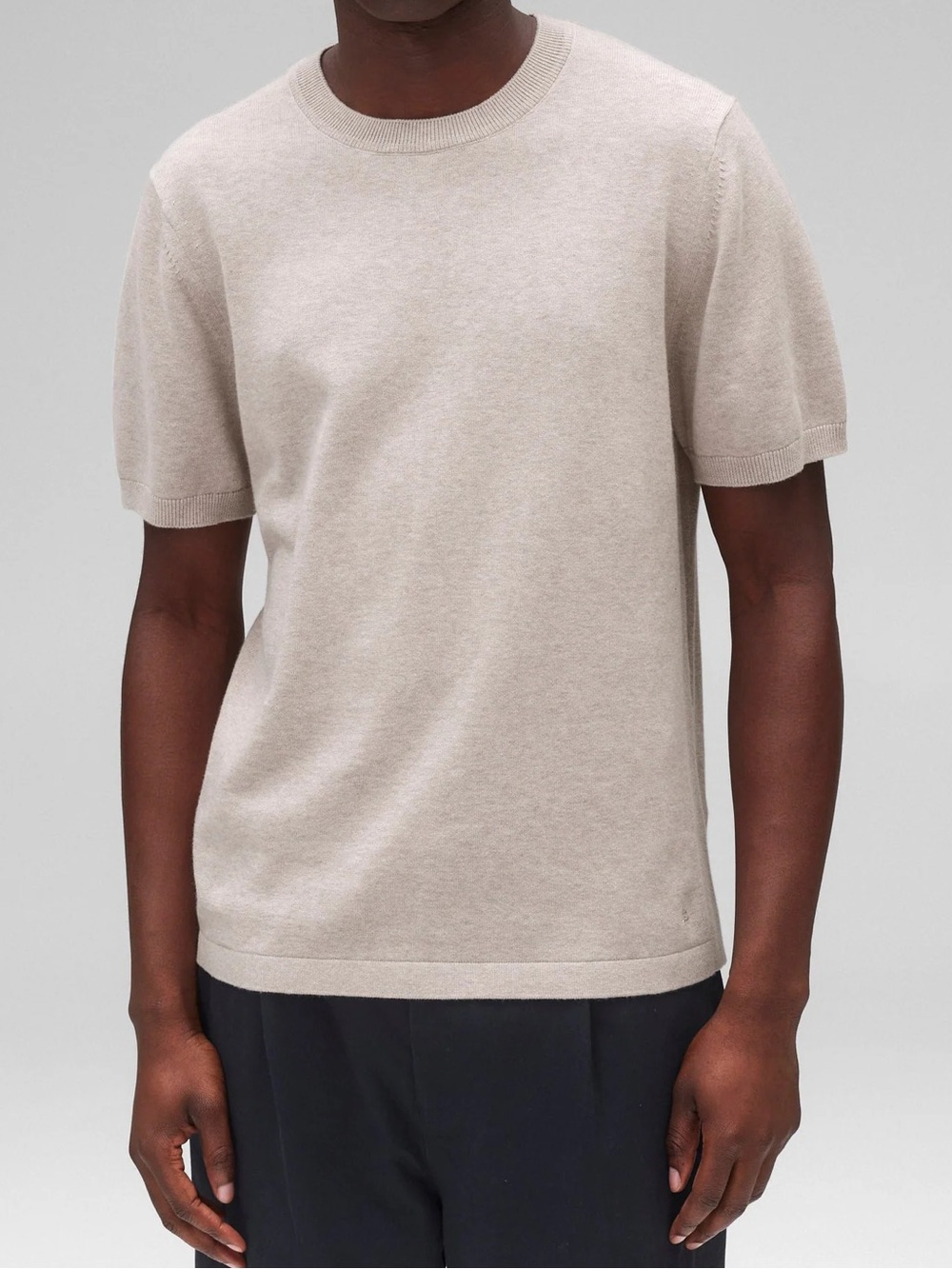 REIGNING CHAMP Riviera Cotton And Cashmere Sweater TShirt